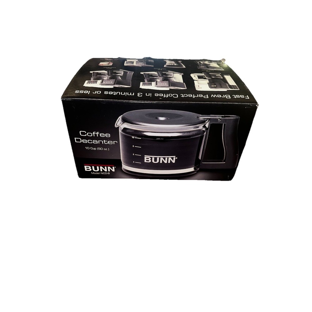 BUNN NCD-B 10-Cup Coffee Decanter Carafe - Black - Replacement